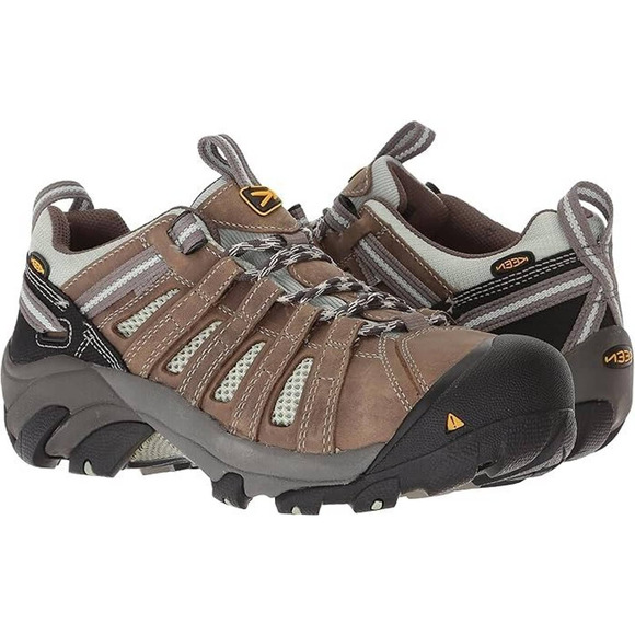 Keen Women's size 8M Flint Beige Steel Toe Work Shoes ~ runs small, NEW - Picture 7 of 8